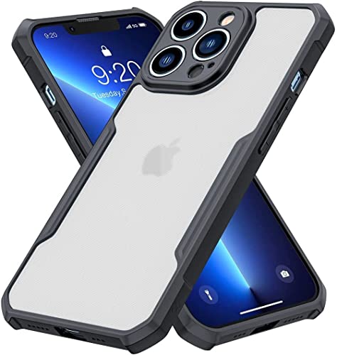 RIGGEAR PC+TPU Xundd Transparent Back Cover Case With Integrated Camera Cover Compatible With Iphone 14 Pro Max