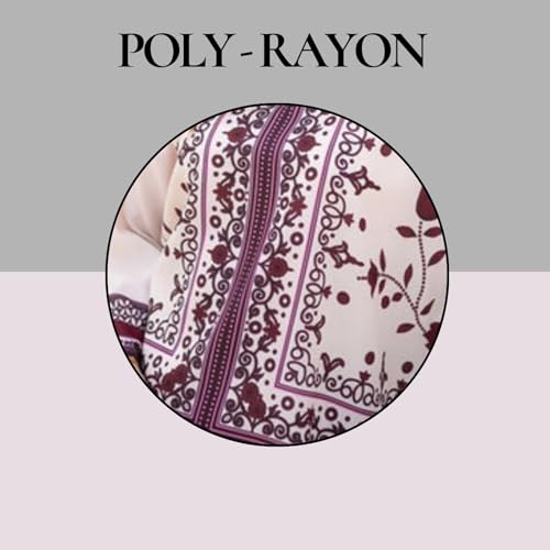 Image of Modestouze Attires Cord Set for Women Cotton Stylish Poly Rayon - Turkish Co Ord Set for Women Stylish Mandarin Neck Floral Print Western Co Order Sets, Wear as Office Coat, Travel Coord