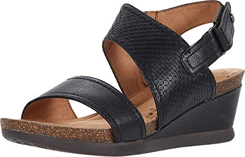Cobb Hill Shona - Sandalias de cuña para Mujer, Negro (Negro), 36 EU