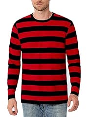 Red and Black Striped Long Sleeve