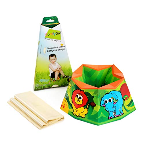 COMFYDO! Foldable and Disposable Multiple-Use Travel Potty (Color)