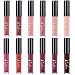 COOSA Nude Matte Liquid Lipstick Set, 12 Colors Waterproof Long Lasting Non-Stick Cup Velvet Matte Lip Gloss Gift Set