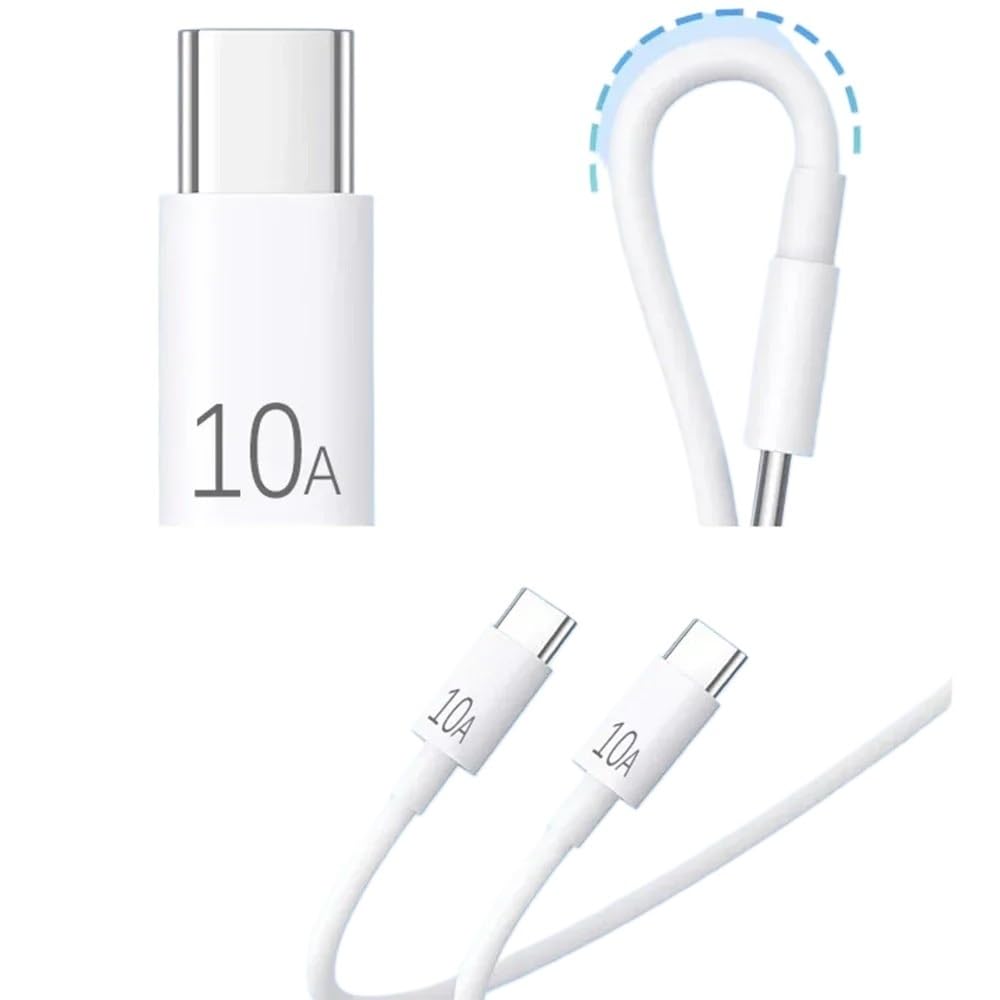 Cavo di ricarica*/ing da 120 W Pd Dual 10 A Quick USB C a Tipo C Fast Cha/* rger ad alta velocità di trasferimento dati tutti i cavi (1,5 m)