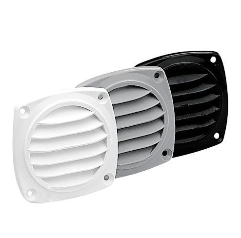 Plastic Round Ventilator, Grey