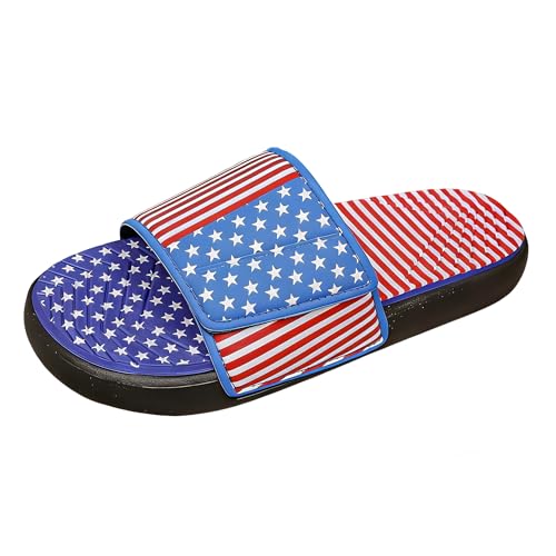 Image of DREAM LAKE Men's Sport Slide Sandals, Flexible Midsole, Casual Beach Slides