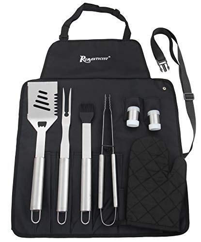 Romanticist 8 PC Attrezzi per Barbecue Utensili