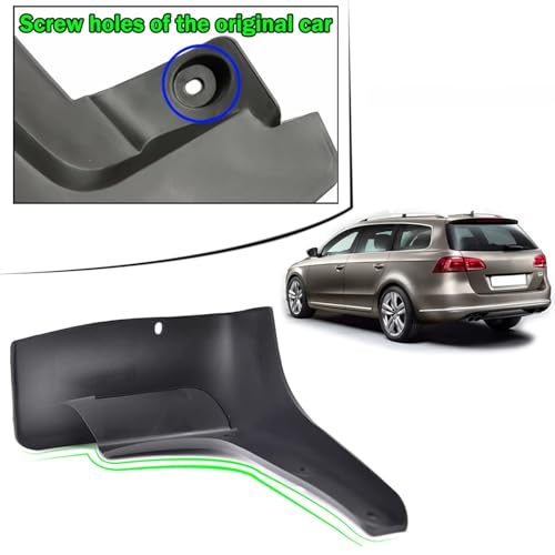 Guardabarros coche para Passat B7 Estate 2011-2015, protector contra salpicaduras resistente 5