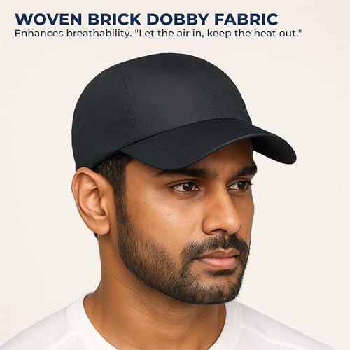 Image of Nivia Destroyer Cap for Men, Lightweight, Breathable, Adjustable Fit for All-Day Comfort - Ideal for Running, Training, and Outdoor Activities