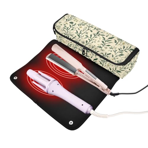 Bolso organizador resistente al calor para herramientas de cabello miniatura 2