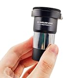 2X Barlow Lens Double The Magnification 1.25 Inch Fully Multicoated Optics Metal Barlow Lens with M42 Thread Camera Connect Interface for Telescope Eyepiece