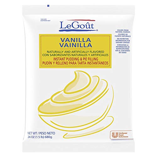LeGout Vanilla Instant Pudding and Pie Filling Colors from Natura...
