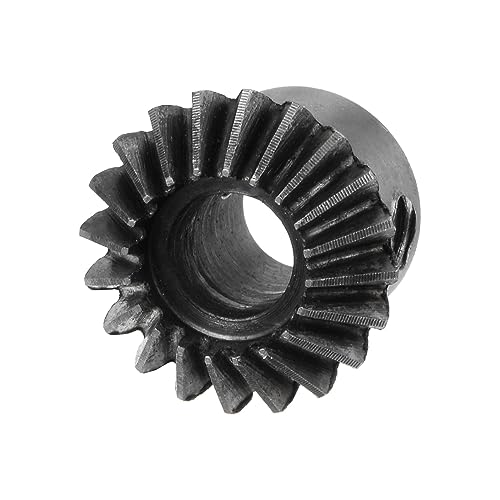 Image of HARFINGTON 2pcs Bevel Gear 1M 20 Teeth 8mm Shaft Hole 1:1 Tapered Bevel Pinion Gear 45# Steel 1 Module 90 Degree Steering Gear, for Hardware Mechanical Rotation