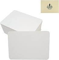 Moriquill 100-Pack 300gsm Cold Press Watercolor ATC Cards, 2.5x3.5in Rounded Corners, Acid-Free Textured Paper for Painting & Journaling