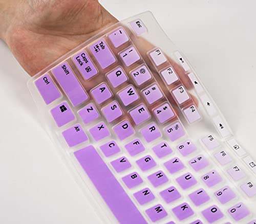 Leze Keyboard Cover For Logitech Mk270 Mk295 Keyboard, Logitech Mk295 Mk270 Mk260 Mk200 & Logitech K270 Keyboard Cover Skin Protector thumb #1