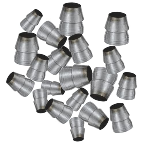 MUCKLILY 20 pezzi Cunei con Manico Conico di Sicurezza per Attrezzi da Giardino e Martelli Adattatori Portatili Piccoli Rinforzo Manico Rotondo per e Mazza Utensile di Fissaggio per Uso