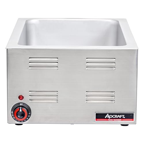 Adcraft Full Size Food Warmer, 1200W, in Stainless Steel (FW-1200W) - Thumbnail 2