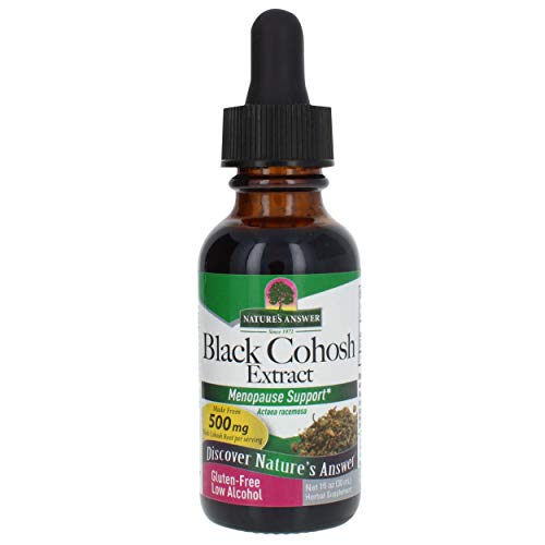 Nature's Answer Black Cohosh Root with Organic Alcohol, 1-Fluid Ounce | Menopausal Support | Hot Flash Relief | Promotion of Fertility Nature's Answer Black Cohosh Root with Organic Alcohol, 1-Fluid Ounce | Menopausal Support | Hot Flash Relief | Promotion of Fertility