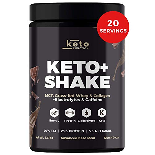 Dutch Chocolate Keto Shake - Low Carb High Fat Keto Meal Replacement Shake