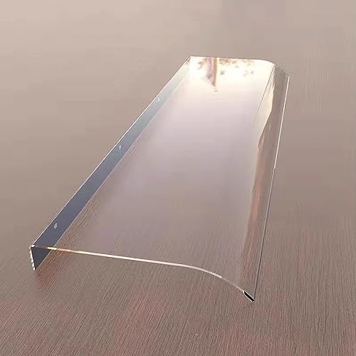 Auvent de porte transparent : finie la pluie sur le seuil avec ce polycarbonate de 3.5mm - 2