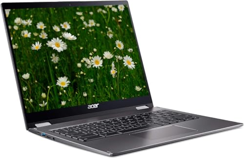 Image of Acer Spin 13.5 inch 2K IPS Chromebook, Intel i3 Processor up to 3.4GHz, 8GB Ram, 64GB Storage, Super-Fast WiFi, Chrome OS, Pastel Gray (Renewed)