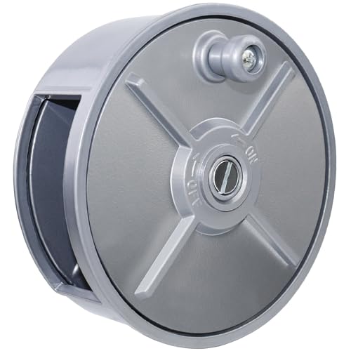 Tie Wire Reel Coil Holder Wheel 6.25 Lightweight Aluminum Tie Wire Reel Wheel with Rewind Knob &Built-in Belt Loops Left Handed and Right Handed Great for Ironworker Rebar Worker