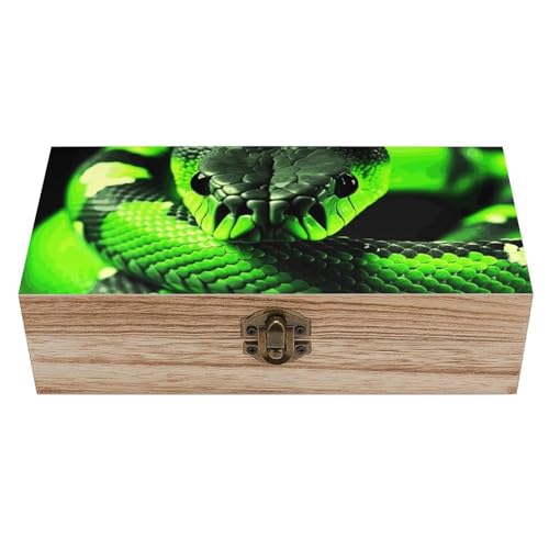 Boîte en bois 3D serpent fin du désordre rangement artisanat - 2