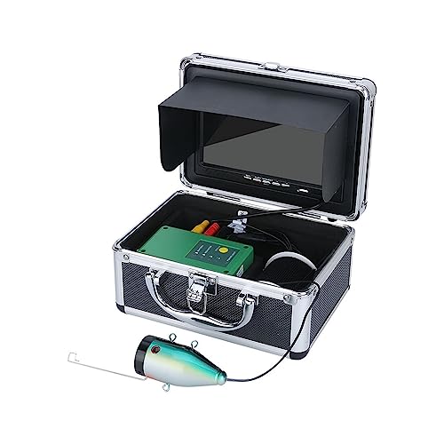 Kamera Podwodna, 7 cal IPS lokalizator ryb podwodny aparat wędkarski 15 sztuk białe diody LED + IR 1080P 15M/30M kamera do łowienia pod lodem(30M)