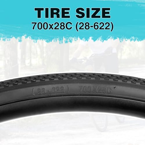 ZUKKA 700C Bike Tires 700×28C/32C/ 35CRoad Bike Tire with 2