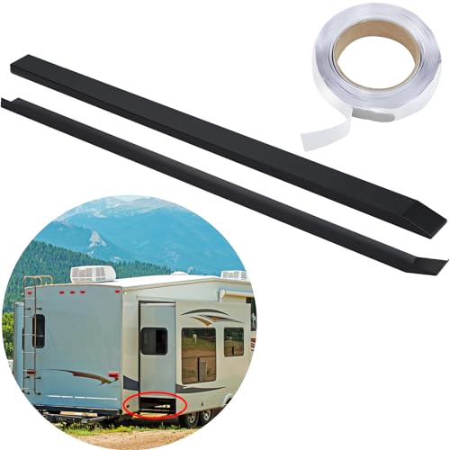 Leyndo 2 Pcs RV Slide Out Ski Set - Floor Protection & Smooth Slide Out Support for RV Camper - Prevent Scratches Reduce Friction & Include Install Tape