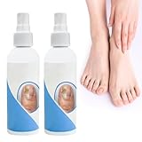 Toivize 2 Stück Fußpflege-Spray, Nagelpilz & Fußpilz Spray, Unterstützt Verbessertes Fußklima, Pflegt Haut & Nägel, Fuß- & Nagelpflege Spray gegen Brüchige & Verfärbte Nägel, 100ml*2