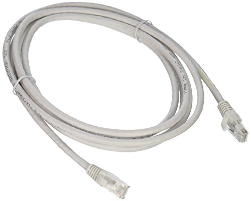 C2G 04038 Cat6 Cable - Snagless Unshielded Ethernet Network Patch Cable, White (9 Feet, 2.74 Meters)