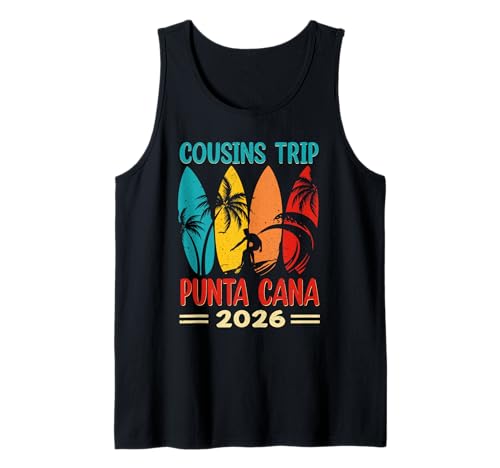 Cousins Trip Punta Cana 2026 Matching Family Vacay Tank Top