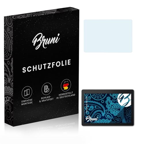 Bruni Película Protectora compatible con Lenovo Tab E10 Protector Película, claro Lámina Protectora (2X)