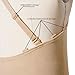 DANSHOW Women and Girls Nude Seamless Camisole Undergarment Leotard with Transition Straps(8A13)