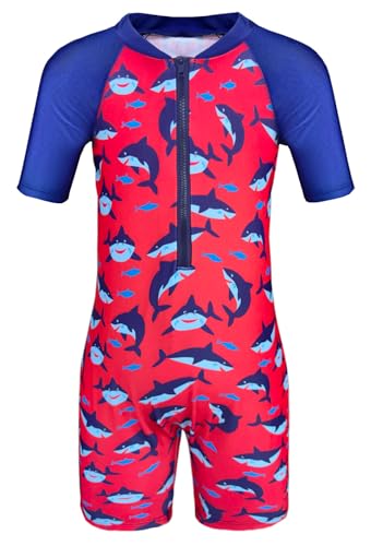 Maillot de bain une pièce garçon requins pour la plage et les vacances