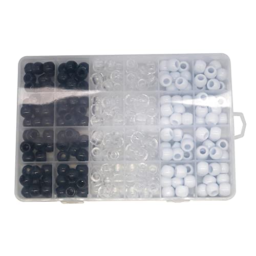 shamjina Miçangas 240 Peças Miçangas de 5mm Laço de Trançado Espaçador