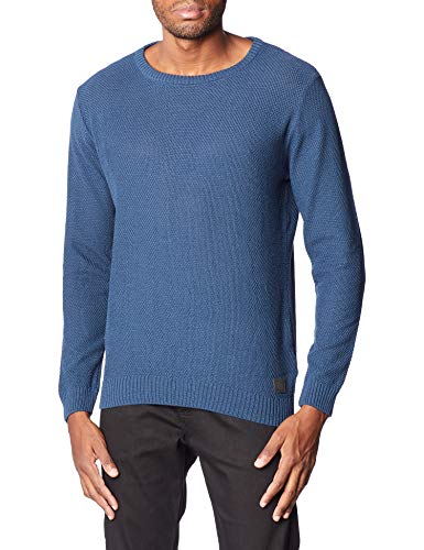 Forum Suéter Tricô Masculino, M, Azul Moondust