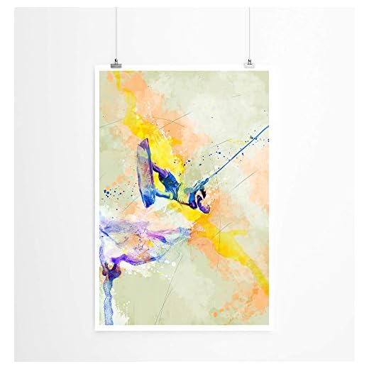 Paul Sinus Art Wakeboard 90x60cm auf Masterclass Metallic Pearl High Gloss Photo Paper