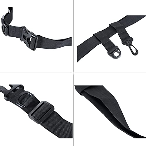 Mipcase Adjustable Wading Belt Set 2pcs Safety Waist Belt for Fishing with D-ring Hooks Nylon Fit Most Sizes for Kayak Surfing