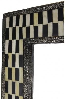 Rocomora Tall Chess Bone Inlay Mirror