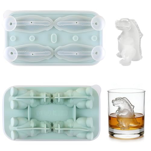 Eiswürfelform Silikon, 6 Fach Eiswürfelbehälter mit Deckel,...