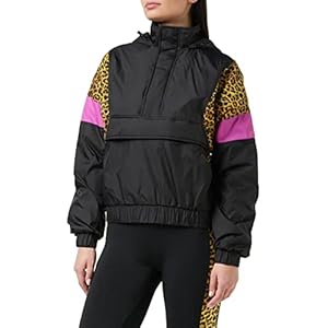 Urban Classics Ladies AOP Mixed Pull Over Jacket dames Jas