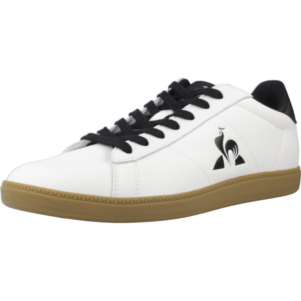 Le Coq Sportif Unisex's Courtset_2 Sneaker, Optical White Gum, 8.5 UK