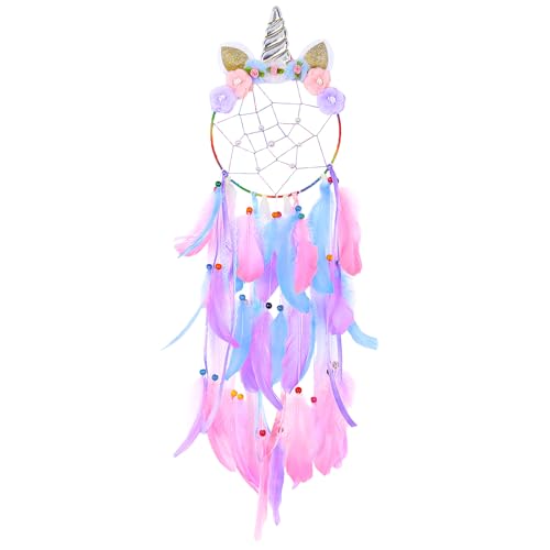 Image of QtGirl Unicorn Dream Catcher for Kids Girls Toddler Bedroom Wall Decor