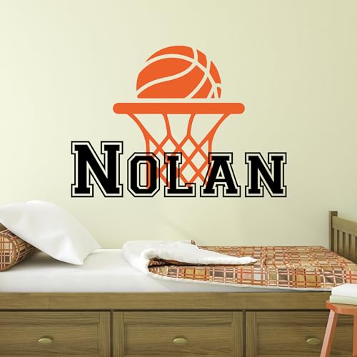 Vinilo decorativo de baloncesto para pared infantil miniatura 2