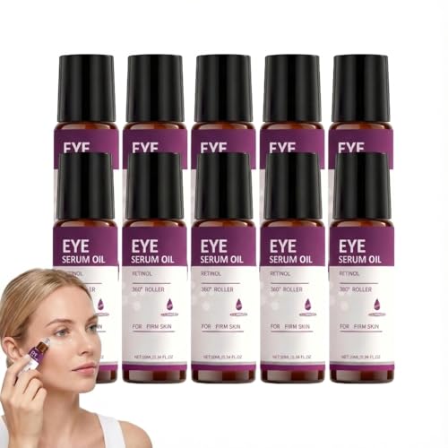 Aceite de suero de ojos con retinol suave de 360°, reafirmante, nutritivo y no irritante para el contorno de los ojos, suero hidratante antienvejecimiento, reduce las líneas finas y bolsas de los ojos
