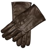Cashmere-Lined Leather Touchscreen Gloves for Men by Dents