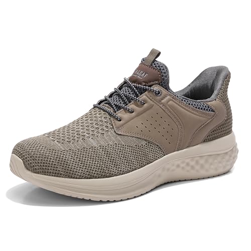 ANALEAF Mens Slip-On Trainers Hands-Free Lightweight Casual Walking Shoes