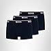 BOSS mens 3-pack Power Cotton Stretch Trunks Boxer Shorts, Blue Peacock, Medium US
