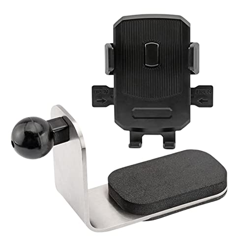 Support téléphone voiture pour longs trajets avec base métal 17mm